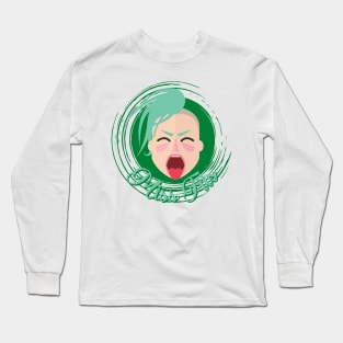 Miss Fits Misfits Funny Angry Woman Design Long Sleeve T-Shirt